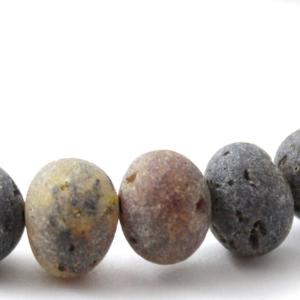 Baltic Amber Green Raw Bracelet for Men-2