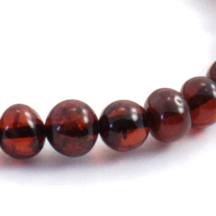 Amber Polished Cherry Stretch Bracelet for Women-2