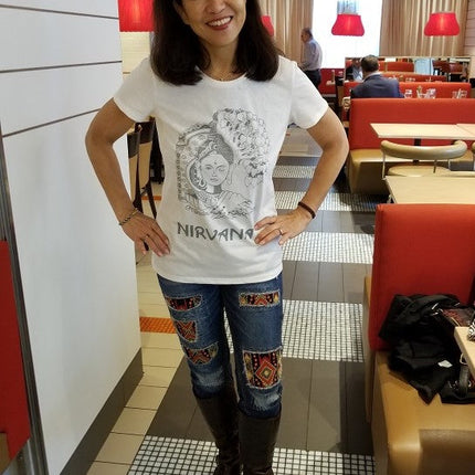 Designer Nirvana Enlightenment T-shirt-5
