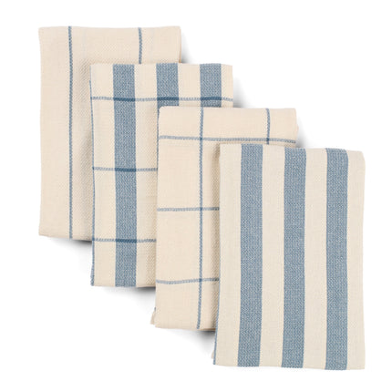 Kitchen Towels Set of 4, Reusable Dish Rags, Ecofriendly Cotton Tea Towels-2