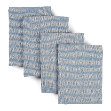 Kitchen Towels Set of 4, Reusable Dish Rags, Ecofriendly Cotton Tea Towels-6