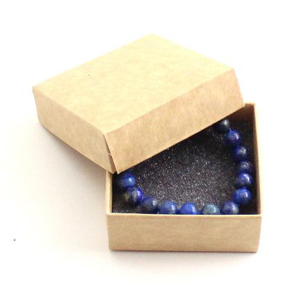 Lapis Lazuli Gemstone Knotted Blue Anklet Bracelet-1
