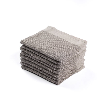 Waffle Weave Wash Cloths - Set of 8-0