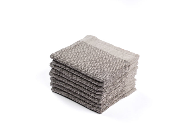Waffle Weave Wash Cloths - Set of 8-0