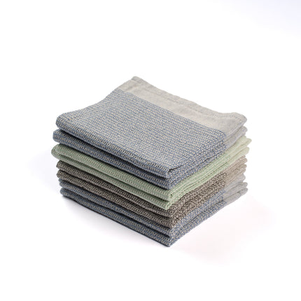 Waffle Weave Wash Cloths - Set of 8-3