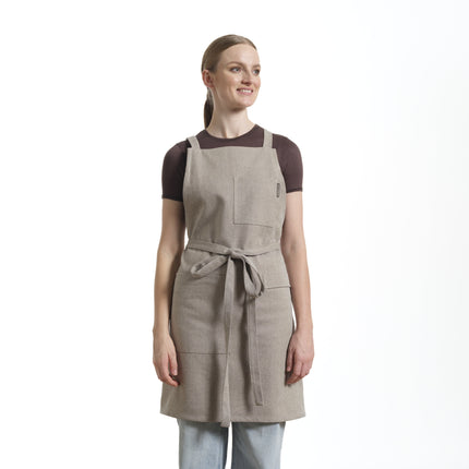 Crossback Apron with Pockets, Gardening Apron and Serving Aprons-0
