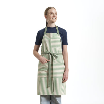 Bib Apron with Pockets, Cotton Apron for Women and Men-7