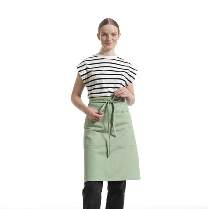 Bistro Apron with Pockets, Cotton Apron for Kitchen & Restaurant-4