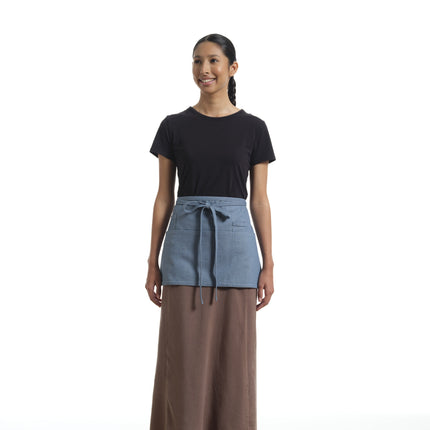 Waist Apron for Women and Men - Short Apron With 3 Pockets-3
