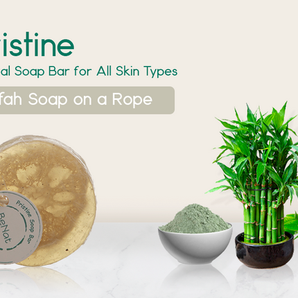 Pristine Soap Bar. Green Clay, Bamboo, and Green Tea.-2