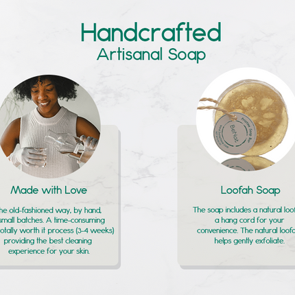 Pristine Soap Bar. Green Clay, Bamboo, and Green Tea.-3