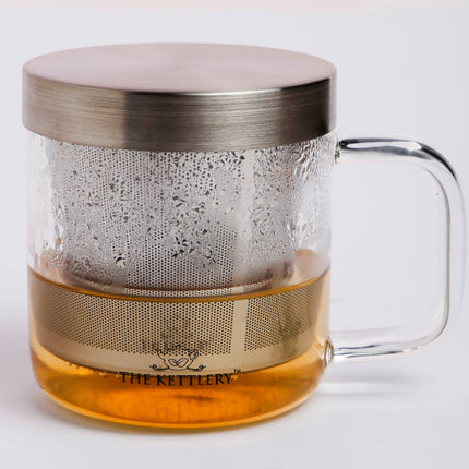 Milano Glass Tea Cup with Infuser-3