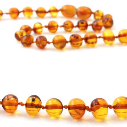 NBAP-3 Baltic Amber Cognac Certified Necklace for Adults-2
