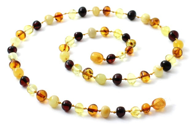 NBAP-7 Authentic Amber Multicolor Necklace for Men-0
