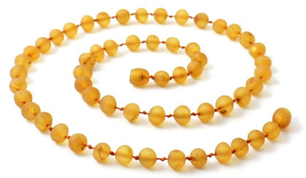 NBAR-2 Amber Raw Golden Honey Necklace for Adults-0