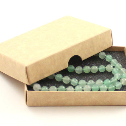 Aventurine Gemstone Green Knotted Necklace-1
