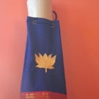 Navy with yellow Lotus