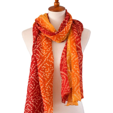 OMSutra Tie-dye designer fashion Silk Scarves-1