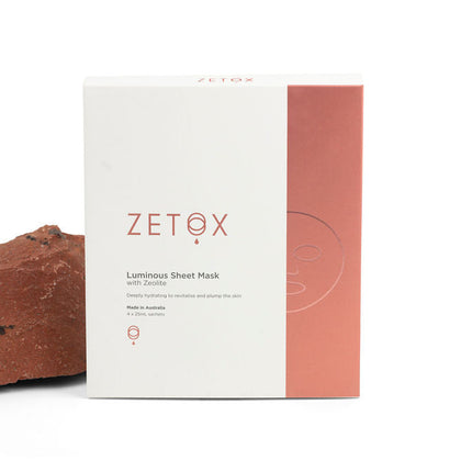 Zetox Luminous Sheet Mask 4 piece box set-2
