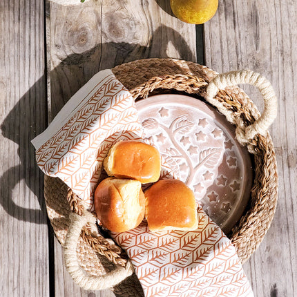Bread Warmer & Basket Gift Set with Tea Towel - Owl Round-1