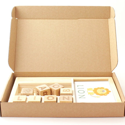 Wooden Cardboard for Learning English Words-1