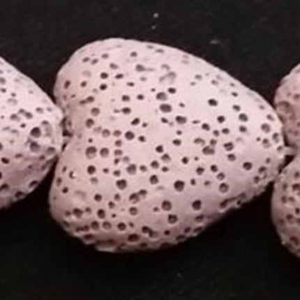 Heart Lava Aromatherapy Necklace-5
