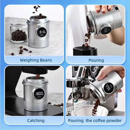 Digital Coffee Weighing Scale with LCD Display – KC232 500g Coffee Dosing Cup Scale for Precision Brewing-2
