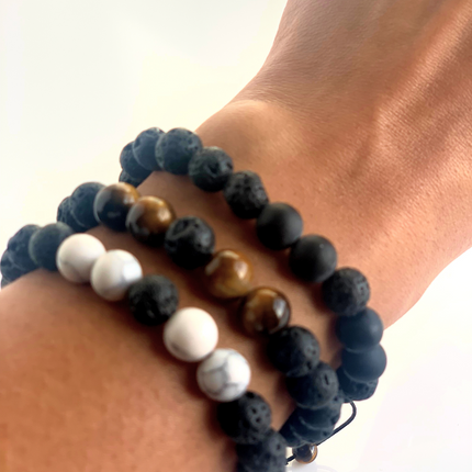 Aromatherapy Bead Adjustable Bracelets-0