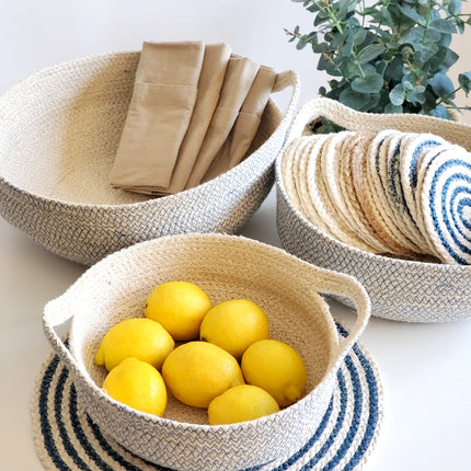Kata Spiral Placemat - Blue (Set of 4)-3