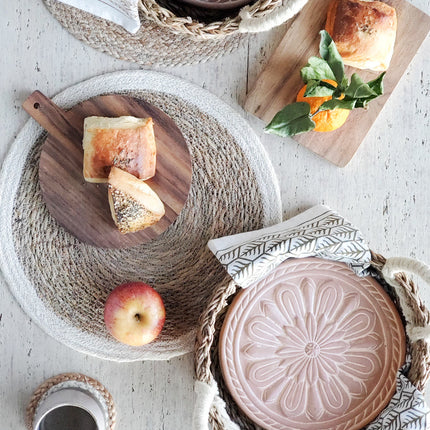 Bread Warmer & Basket - Vintage Flower-3
