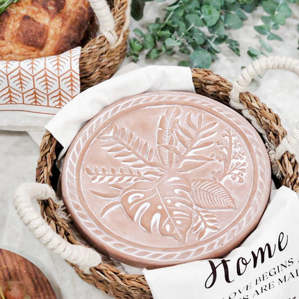 Bread Warmer & Basket - Plant Round-1