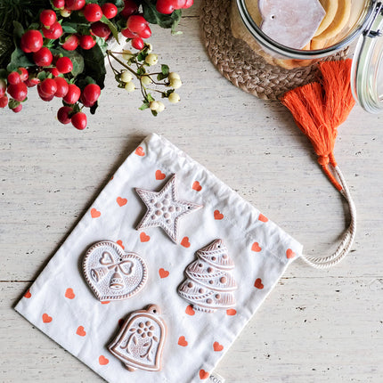 Handmade Sugar Saver Ornament - Holiday Gift Edition with Heart Pouch-3