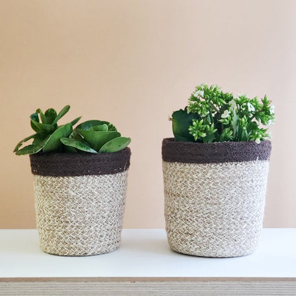 Agora Plant Basket - Brown-1