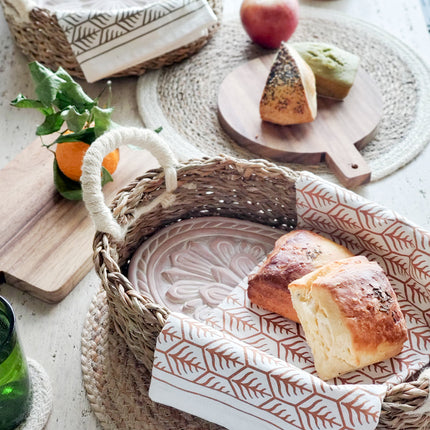 Bread Warmer & Basket - Flower-2