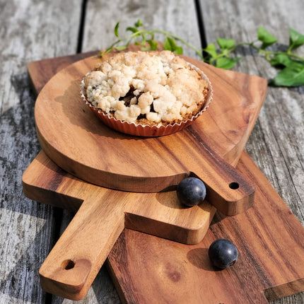 Wooden Round Serving Board - Small-3
