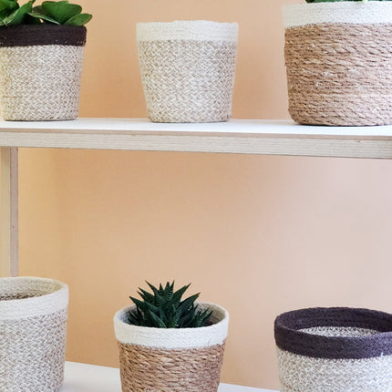Agora Plant Basket - Brown-3