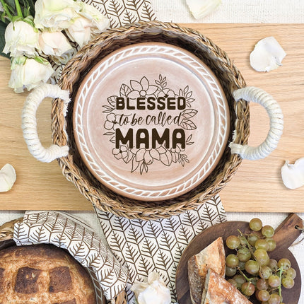 Bread Warmer & Basket - Mom Round-4