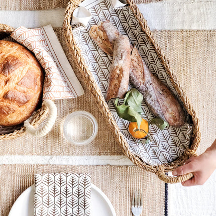 Savar Bread Basket with Natural Handle-1