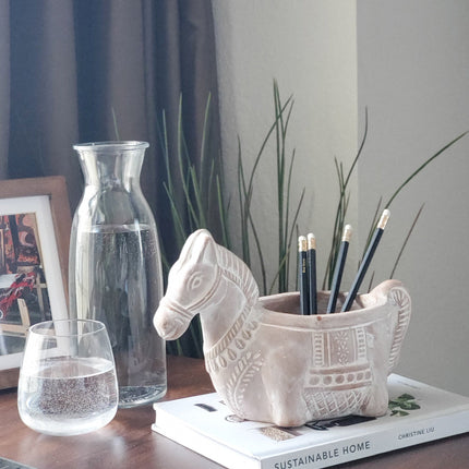 Terracotta Pot - Horse-2
