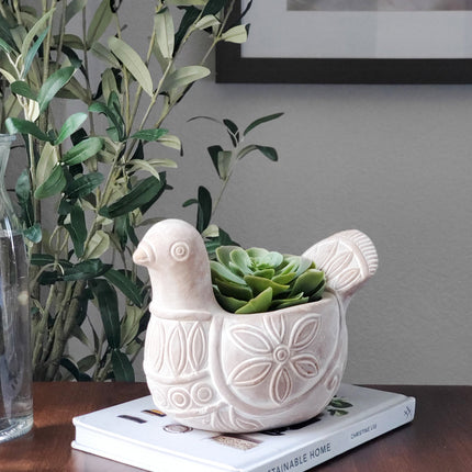 Terracotta Pot - Spotted Dove-1