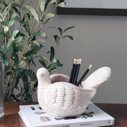 Terracotta Pot - Turtle Dove-2