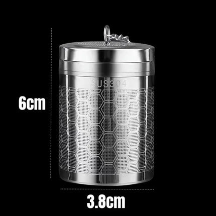 Tea Infuser | Extra Fine Mesh Stainless Steel Tea Strainer with Chain Hook for Loose Leaf Tea-6