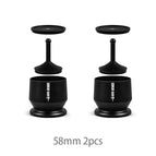 2pcs 58mm Black