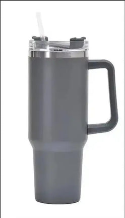 40oz 1200ML High Quality Insulated Tumbler with Handle Straw Double Wall Thermal Iced Travel Cup Coffee Cup Perfect Gift-8