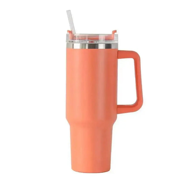 40oz 1200ML High Quality Insulated Tumbler with Handle Straw Double Wall Thermal Iced Travel Cup Coffee Cup Perfect Gift-5