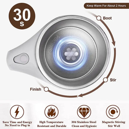 Automatic stirring cup portable rechargeable stainless steel suitable for home travel-2