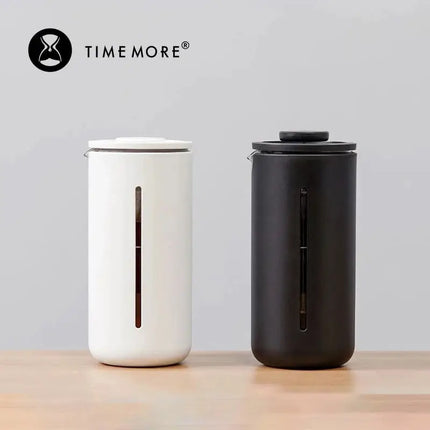 TIMEMORE French press coffee press, Coffee Maker Tea Maker,450ml,15 oz,high density stainless steel mesh heat resistant glass-0
