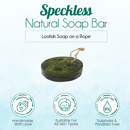 Speckless Soap Bar. Chia, Lemon, Parsley, and Coconut Oil.-2