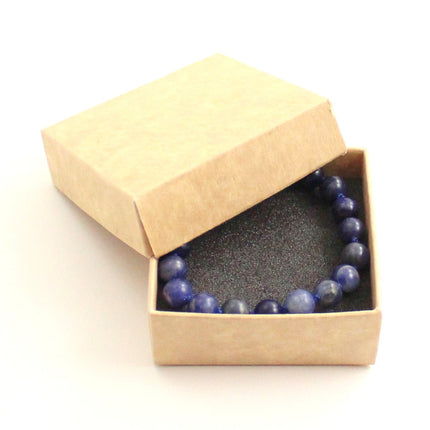 Sodalite Gemstone Knotted Blue Anklet Bracelet-1
