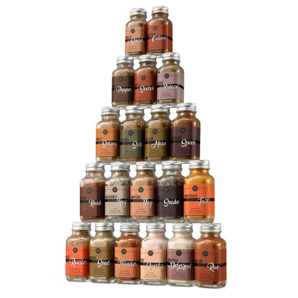 Large Gourmet Smokehouse BBQ Spice Rub Set Grilling Gift Set, 1.25oz Each- Spice Set & Seasonings - Father Gift Dad Gifts - Barbecue Cookout - Flavors Includes Smoky Chipotle, Dry Rub, Pack of 20-1